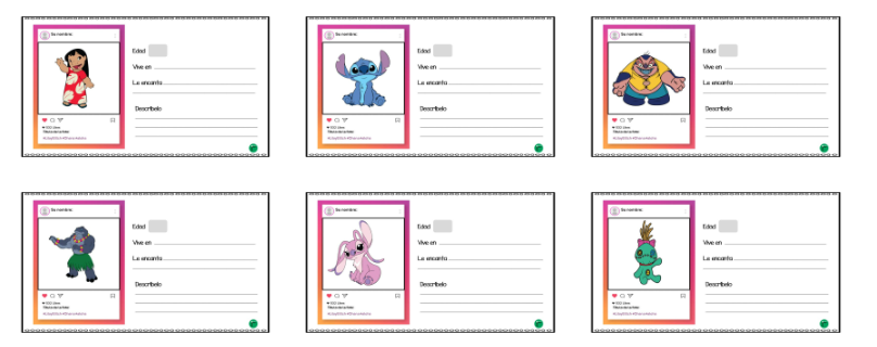 ¿Te imaginas cómo sería el perfil de Instagram de Stitch? ¿Qué fotos publicaría Lilo? Hoy te traemos una actividad original y súper divertida que encantará a tus alumnos: «El Instagram […]