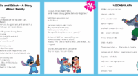 Os compartimos un material en inglés muy especial: una versión muy simplificada del cuento de Lilo and Stitch, pensada para niños de Primaria que están aprendiendo inglés. Con frases cortas, […]