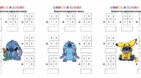 ¿Quién dijo que sumar era aburrido? Con este material, los alumnos podrán practicar sumas de dos cifras acompañados de sus personajes favoritos: Stitch, Scrump y Pikachu disfrazado. Una propuesta divertida, […]