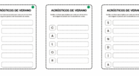 El verano es una excelente ocasión para reforzar la expresión escrita de manera original y divertida. Por eso, hoy compartimos unas fichas especialmente diseñadas para crear acrósticos a partir de […]