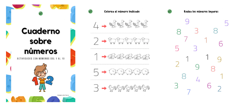 Hoy traemos un recurso ideal para los más peques de la casa: un cuadernito de pasatiempos matemáticos pensado especialmente para niños y niñas que están comenzando a conocer los números […]