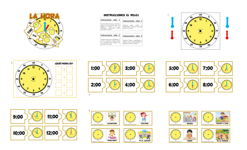 Hoy te presentamos un completo pack de materiales manipulativos diseñado para enseñar a los alumnos a leer y comprender las horas, así como a relacionarlas con su rutina diaria. Este […]