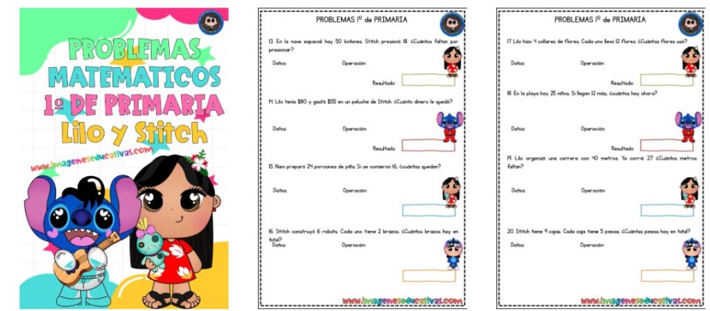 Los Problemas matemáticos 1º primaria Lilo y Stitch son una herramienta creativa y motivadora diseñada para hacer que el aprendizaje de las matemáticas sea más atractivo y significativo para los estudiantes de […]