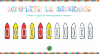Hoy compartimos una ficha para completar secuencias con colores, un recurso perfecto para trabajar la atención, la memoria visual y la lógica en los más pequeños. Los alumnos deberán observar […]