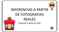 Este material está pensado para trabajar la comprensión lectora y la capacidad de inferencia en los primeros días del curso escolar, a través de fotografías reales relacionadas con la temática […]