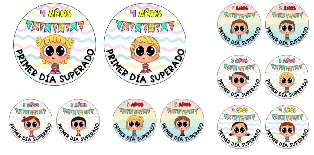 Este recurso está pensado para celebrar con los más pequeños un momento muy importante: su primer día en Infantil. Con estas pegatinas o stickers, cada niño podrá llevarse a casa […]