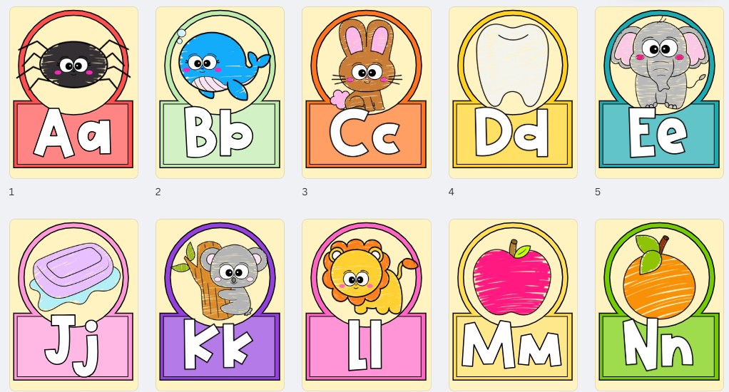 Hoy te comparto un recurso colorido y llamativo para que tus alumnos aprendan las letras del abecedario mientras decoran la clase. Estos carteles del abecedario incluyen divertidas ilustraciones asociadas a […]