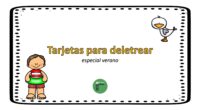 Hoy compartimos unas divertidas tarjetas para deletrear especial verano, un recurso perfecto para trabajar la lectoescritura de forma lúdica. Cada tarjeta presenta una palabra veraniega acompañada de huecos para que […]