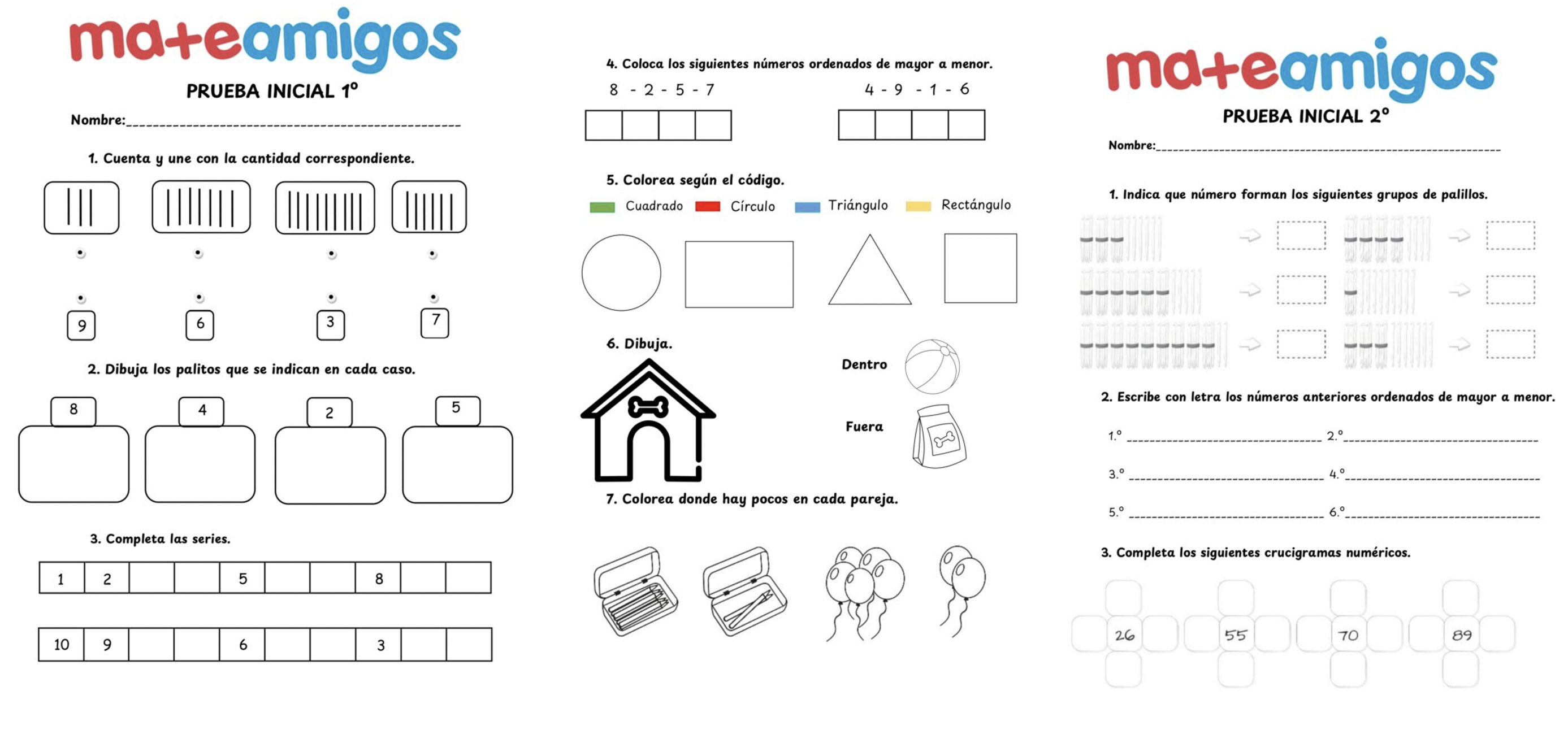 Hoy compartimos dos recursos muy útiles para empezar el curso: las pruebas iniciales de Matemáticas para 1º y 2º de Primaria. Con ellas podrás conocer de manera rápida el nivel […]