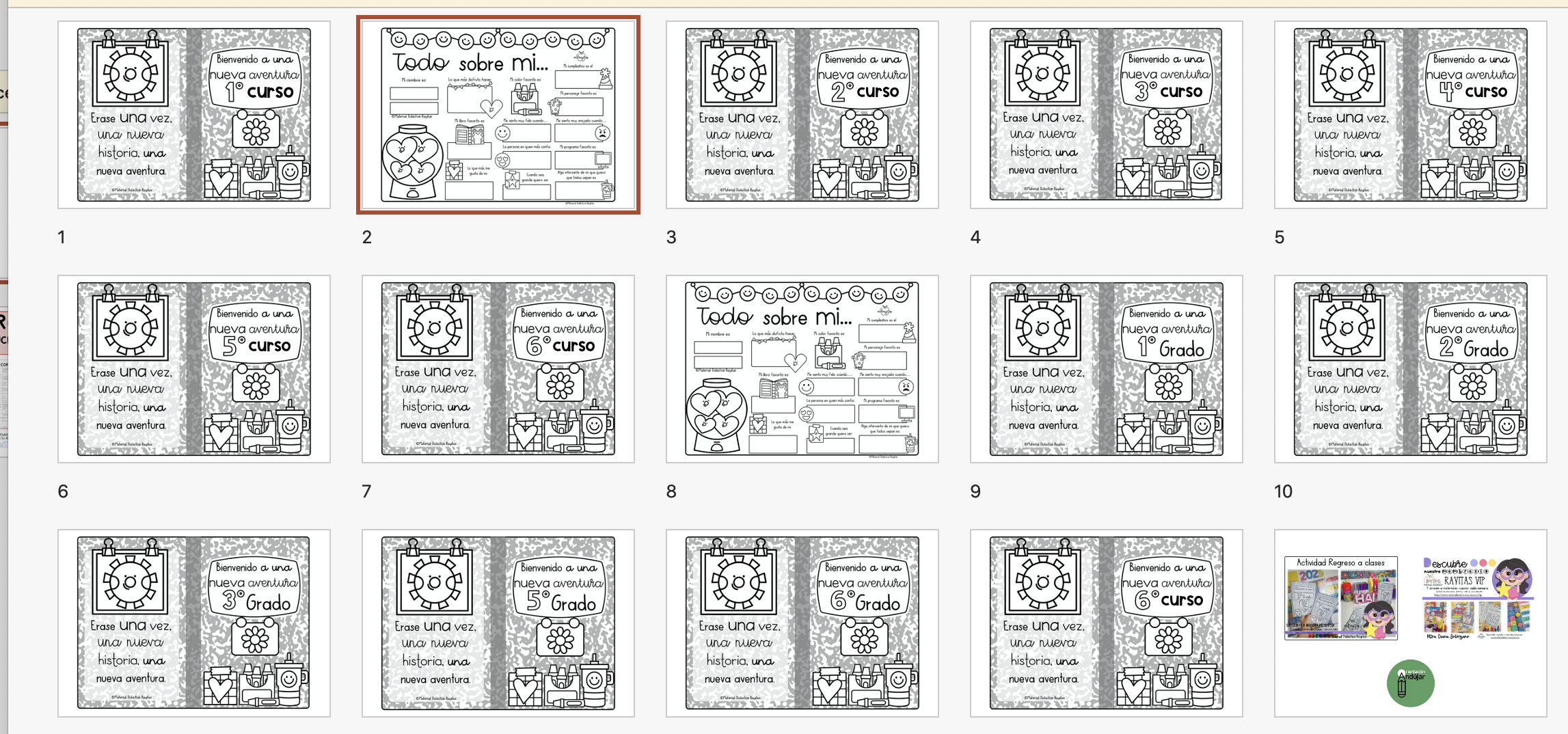 Este recurso es un librito imprimible diseñado para que los alumnos de todos los cursos de Primaria puedan presentarse de manera creativa y original. A través de diferentes secciones, los […]