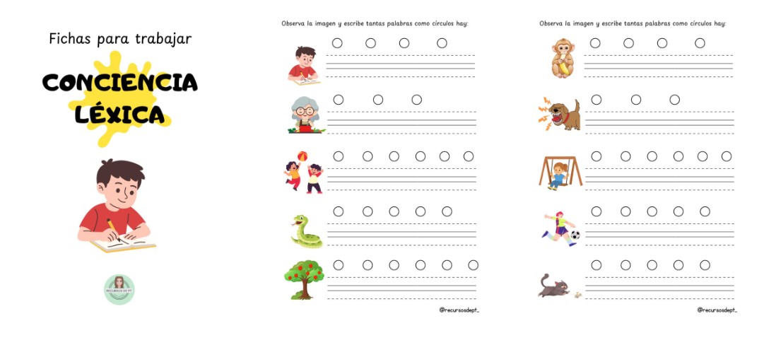 Cuaderno para trabajar la Conciencia léxica - Orientacion Andujar