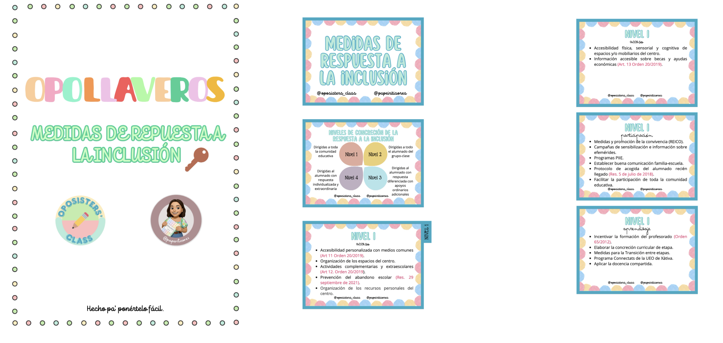 Si trabajas en un centro educativo y quieres tener siempre a mano la normativa y medidas más importantes relacionadas con la inclusión educativa, este material es para ti. El Llavero […]