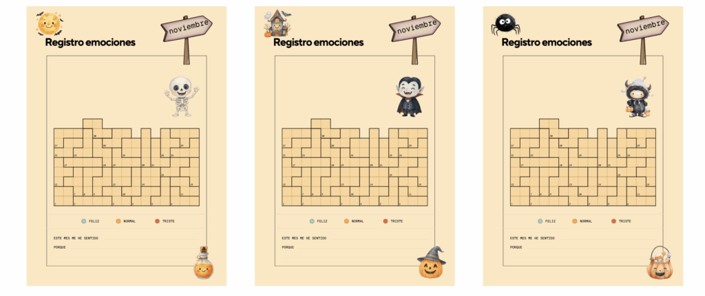 Presentamos el registro de emociones del mes de noviembre, una herramienta perfecta para trabajar la educación emocional en el aula. Con este recurso, los alumnos podrán identificar, expresar y reflexionar […]