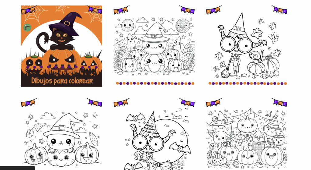 Celebra Halloween en el aula o en casa con este adorable cuaderno para colorear, lleno de dibujos encantadores y divertidos. Ideal para Infantil y Primer Ciclo de Primaria, este material […]