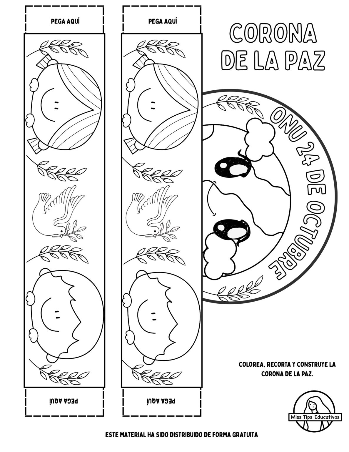 Cuadernillo de actividades para conmemorar el DÍA DE LA ONU 24 Octubre ...