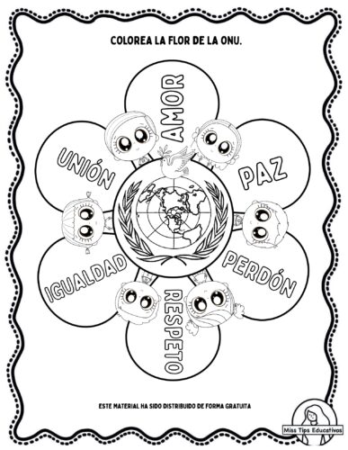 Cuadernillo de actividades para conmemorar el DÍA DE LA ONU 24 Octubre ...