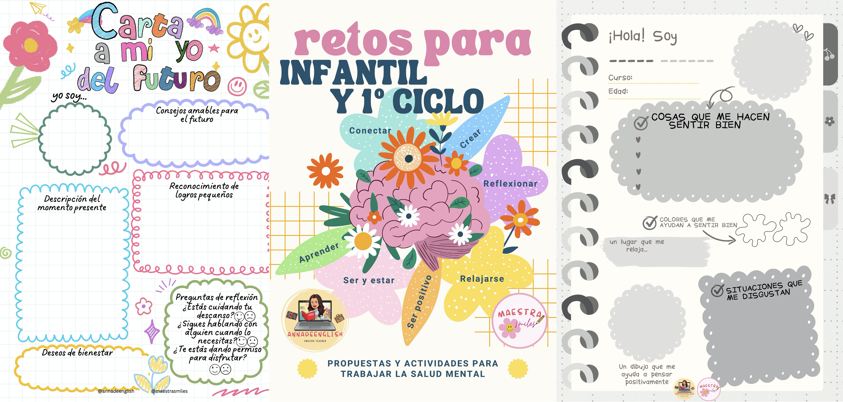 🌈 ¡Hola compis!Como sabéis, el 10 de octubre se celebra el 🌍 Día Mundial de la Salud Mental 💚.Por eso, @annadeenglish y @maestrasmiles nos hemos unido para crear un SÚPER PACK lleno de ideas […]