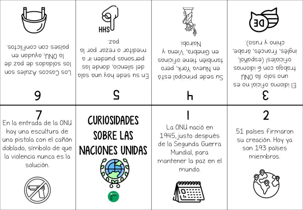 Con motivo del Día de las Naciones Unidas (24 de octubre), compartimos este mini libro educativo con curiosidades interesantes y adaptadas para alumnos de Primaria. A través de este recurso, […]