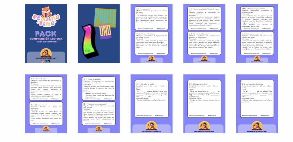 La comprensión lectora es fundamental en Primaria porque permite al alumnado entender, reflexionar y aprender a partir de los textos, desarrollando su pensamiento crítico y su capacidad de expresión. Además, […]