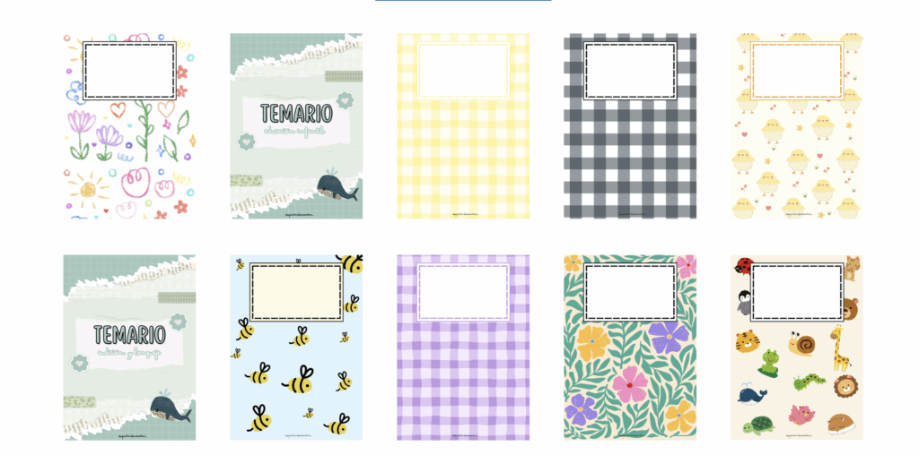 Hoy te comparto un pack imprescindible para cualquier persona que esté preparando oposiciones. Se trata de un conjunto de portadas organizadas por etapas, especialidades y tipos de documentos, perfectas para […]