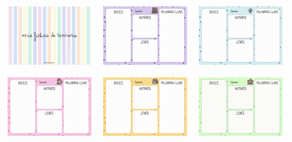 Para quienes están preparando oposiciones, contar con un buen sistema de organización del temario puede marcar la diferencia. Por eso hoy te comparto una plantilla de tablas–resumen diseñada específicamente para […]