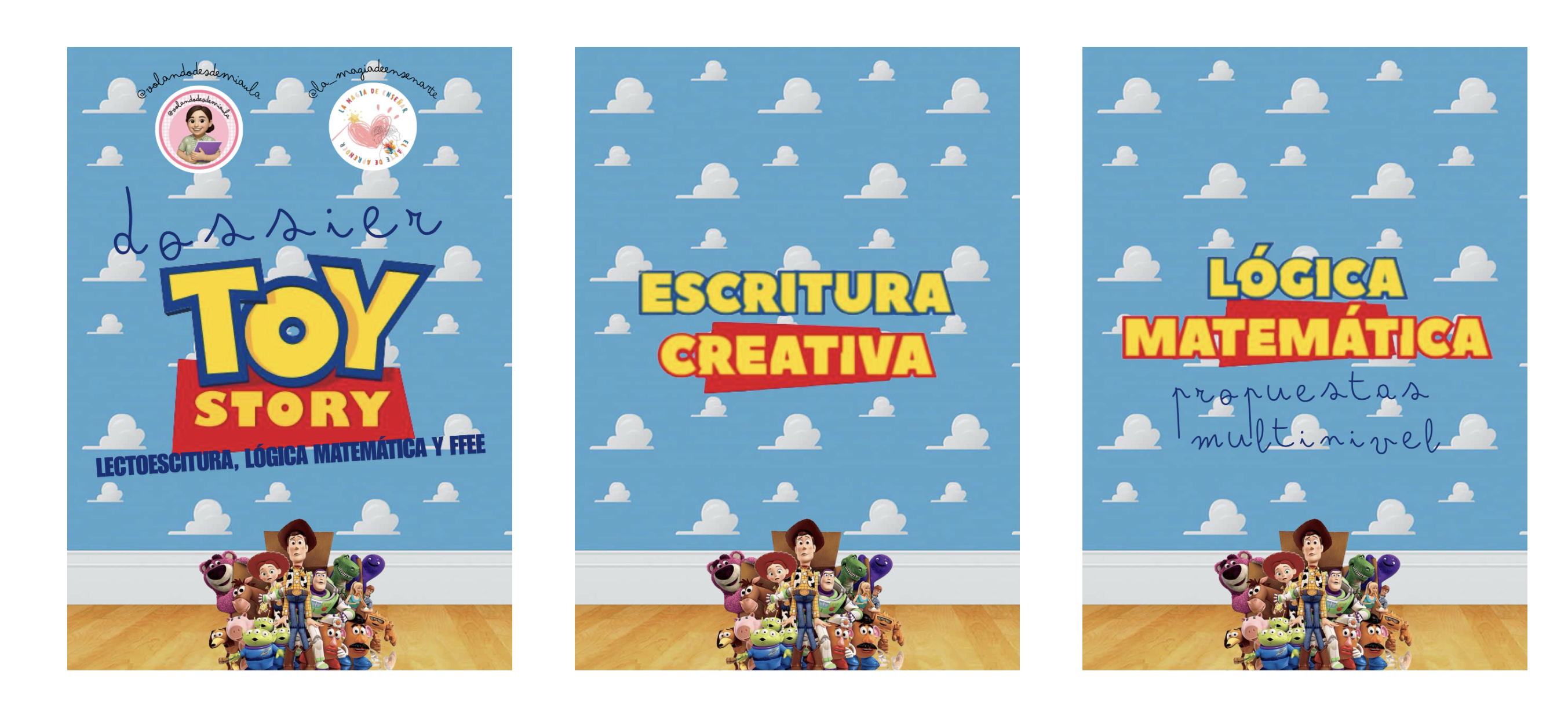 Hoy comparto un material maravilloso para trabajar en el aula a través del universo de Toy Story. Se trata de un dosier multinivel repleto de actividades de lectoescritura, lógica matemática, […]