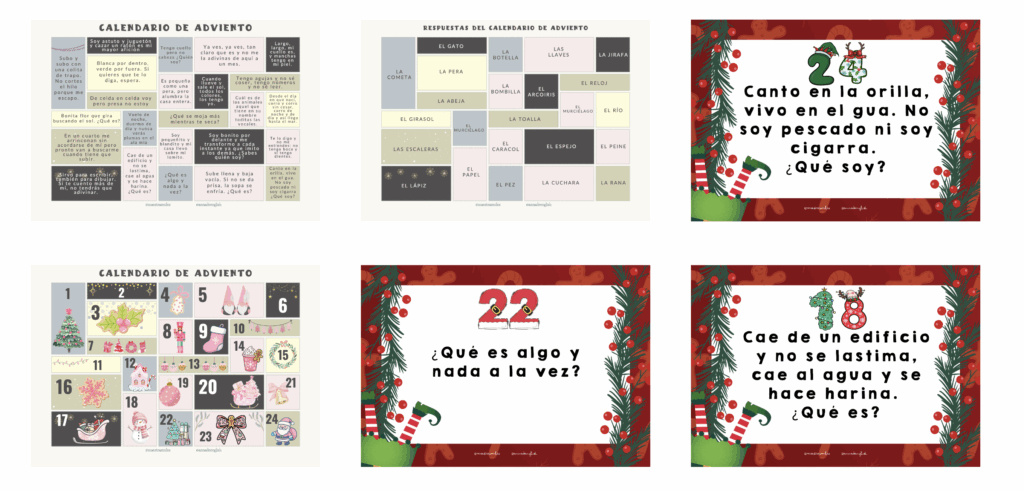 ❄️✨ Calendario de Adviento lleno de adivinanzas ✨❄️ Hoy traigo un recurso precioso, motivador y perfecto para trabajar la comprensión lectora, el pensamiento lógico y la ilusión previa a la […]