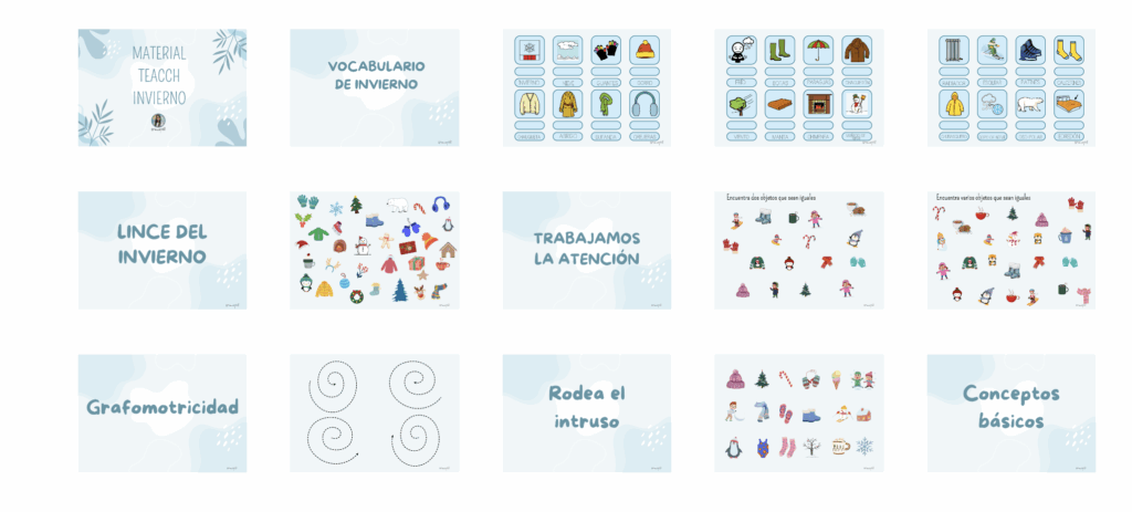 ❄️ SÚPER MATERIAL DE INVIERNO PARA APRENDER JUGANDO ❄️ 👩🏻‍🏫 Un recurso visual, manipulativo y muy invernal, ideal para Infantil y alumnado con necesidades educativas especiales.Perfecto para trabajar vocabulario, atención, […]
