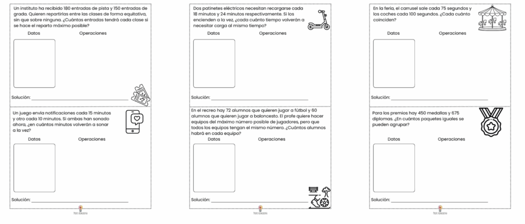Hoy compartimos un cuaderno imprescindible para trabajar la resolución de problemas en los cursos superiores de Primaria.Se trata de un cuadernillo con 100 problemas de 5º y 6º, cuidadosamente diseñados […]