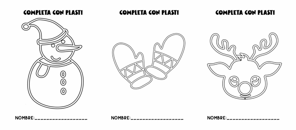 Hoy compartimos un recurso navideño ideal para los más pequeños: láminas “Completa con Plasti”, pensadas para trabajar la motricidad fina, la fuerza de los dedos, la coordinación ojo-mano y la […]