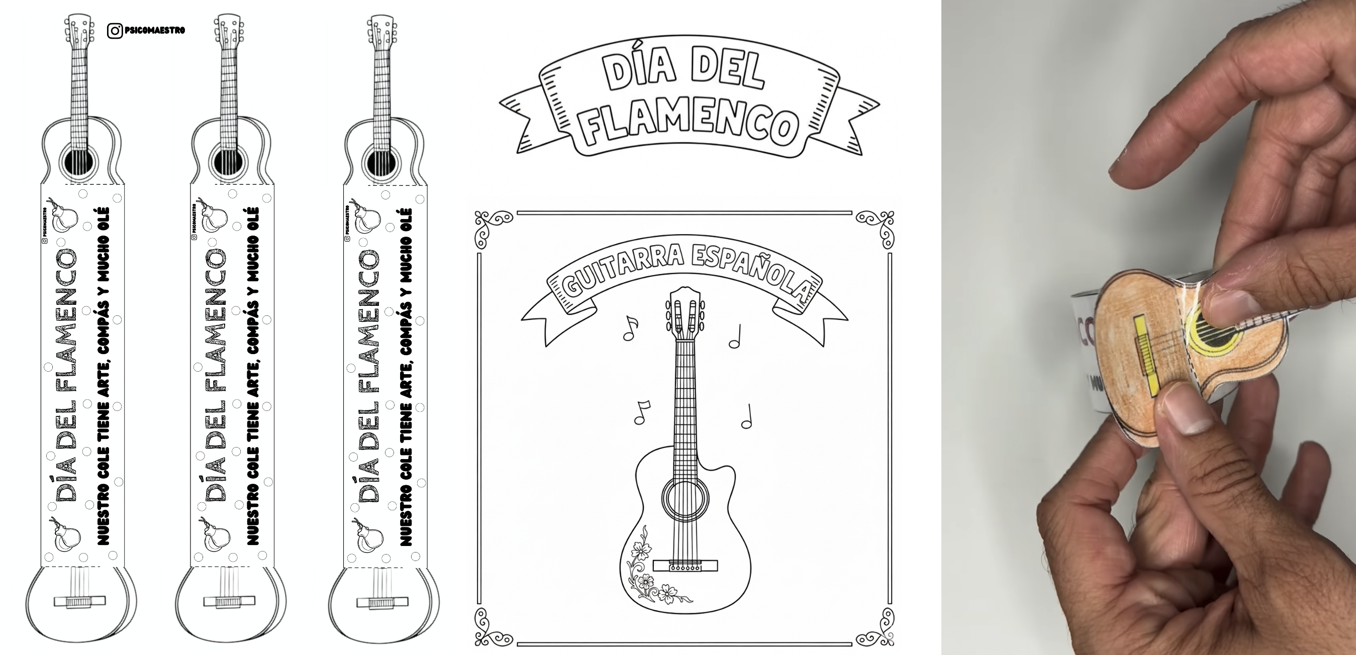 Con motivo del Día del Flamenco (16 de noviembre), compartimos este precioso recurso para trabajar la cultura andaluza de una forma divertida y creativa.Se trata de unas pulseras para colorear, […]
