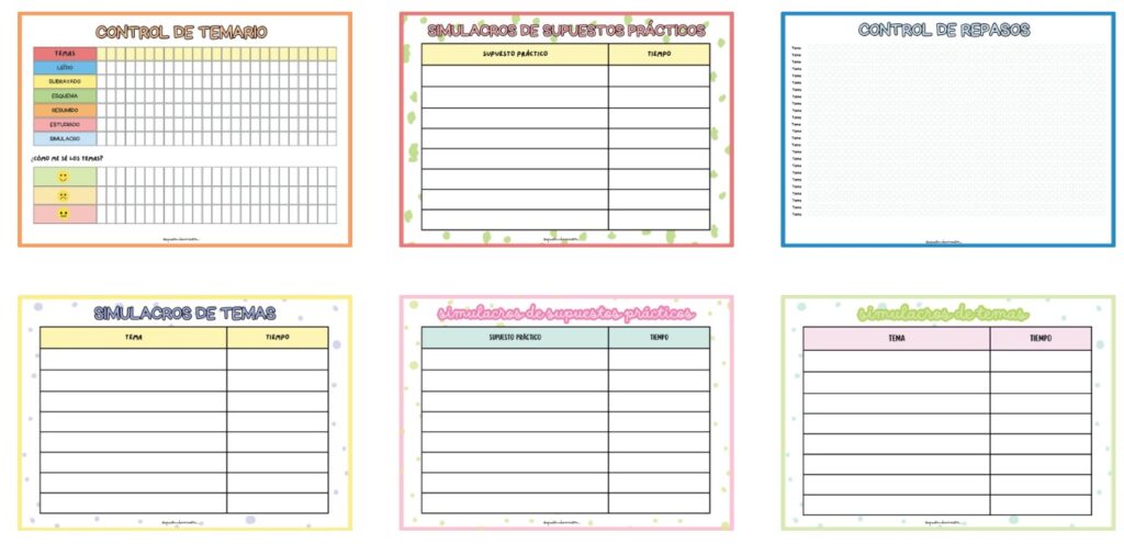 Organiza tu estudio de oposiciones de una forma visual, práctica y muy estética con “Mi cuaderno de Opotrackers”.Este material está pensado para opositoras y opositores que quieren llevar un seguimiento […]