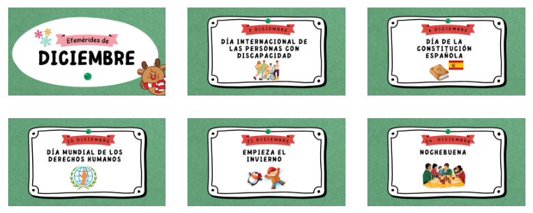 Diciembre llega cargado de celebraciones y fechas importantes, y qué mejor manera de enseñarlas que con una colección de personajes ilustrativos que representan las efemérides del mes. Este recurso permite […]