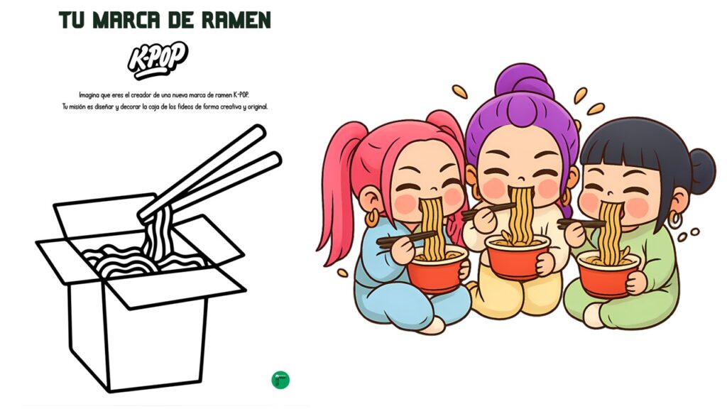 Hoy te traemos una propuesta tan original como divertida: una actividad creativa en la que los alumnos deberán diseñar su propia marca de ramen K-POP. Inspirándose en los estilos, colores […]