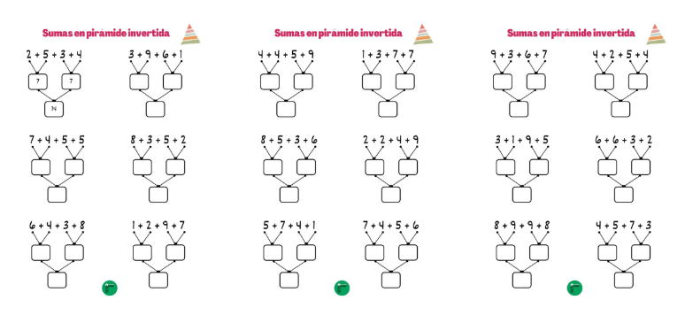 Hoy comparto un recurso pensado para trabajar el cálculo mental de sumas de manera dinámica y motivadora: las fichas con el método de pirámide invertida. Este método permite que los […]