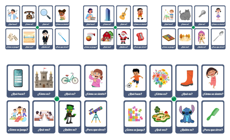 Traemos una colección de tarjetas pensadas para fortalecer la expresión oral en el aula y en casa. Cada tarjeta incluye una pregunta breve acompañada de una imagen significativa que despierta […]