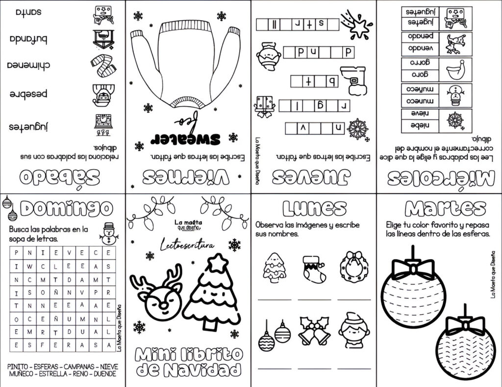 🎄 Bonito minilibrito navideño para trabajar en el aula Hoy compartimos un recurso ideal para estos últimos días antes de las vacaciones: un minilibrito navideño pensado para trabajar de forma [&hellip;]