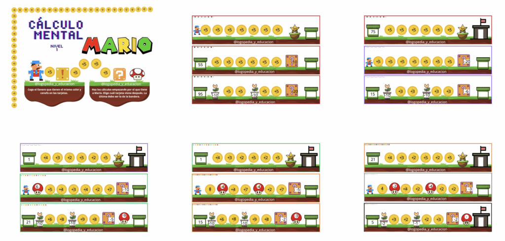 Hoy te traigo un recurso súper motivador para trabajar el cálculo mental en el primer ciclo de Primaria utilizando una temática que encanta a los peques: Super Mario. Se trata […]