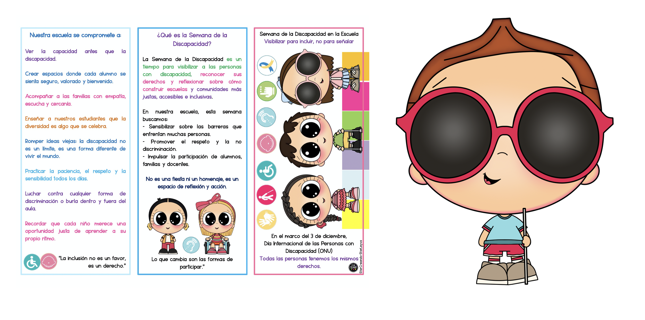 Hoy compartimos un tríptico completo y claro para trabajar el Día Internacional de las Personas con Discapacidad en el aula.Este material ofrece información sencilla y visual para que el alumnado, […]