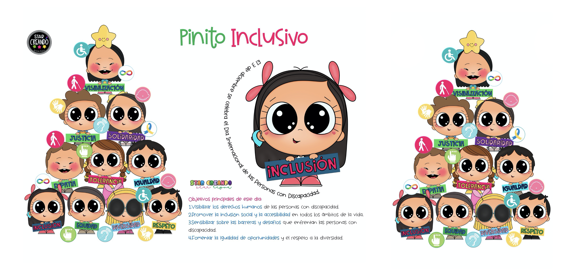 Hoy compartimos un recurso muy especial para trabajar el Día Internacional de las Personas con Discapacidad: un abeto decorativo inclusivo que puedes montar en el aula para visibilizar valores como […]