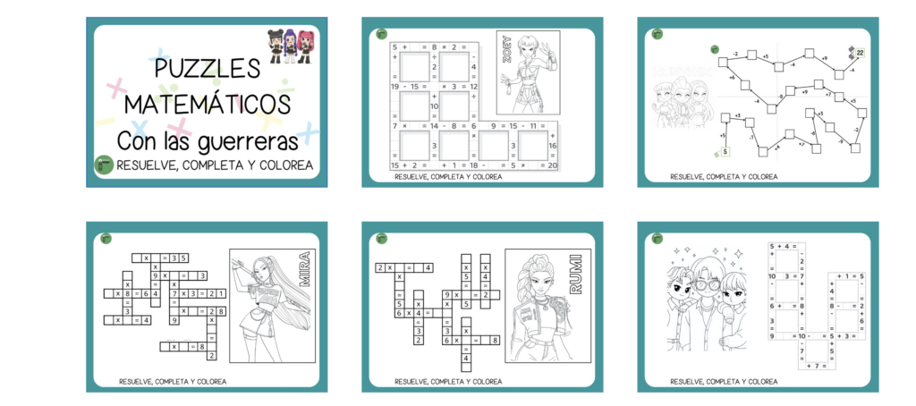 ✨ Puzzles matemáticos con las Guerreras del K-Pop ✨ Hoy compartimos un recurso muy especial que combina matemáticas, lógica y creatividad con un gran elemento motivador para el alumnado: las […]