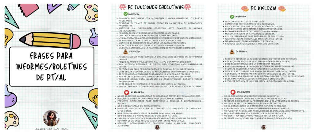 PT-AL: Frases claves para tus informes educativos Introducción Hoy te traigo un recurso imprescindible para orientadores, maestras de PT y AL, tutores y cualquier docente que necesite redactar informes trimestrales […]