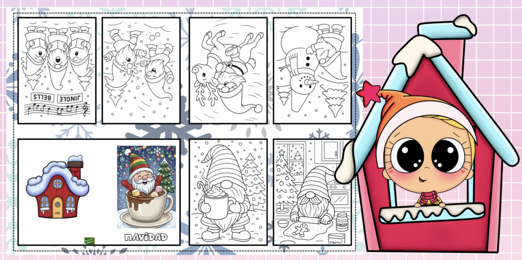 🎄 Minilibro infantil: Los duendes de Santa para colorear en Navidad En esta entrada compartimos un minilibro infantil para colorear protagonizado por los simpáticos duendes de Santa, un recurso perfecto [&hellip;]