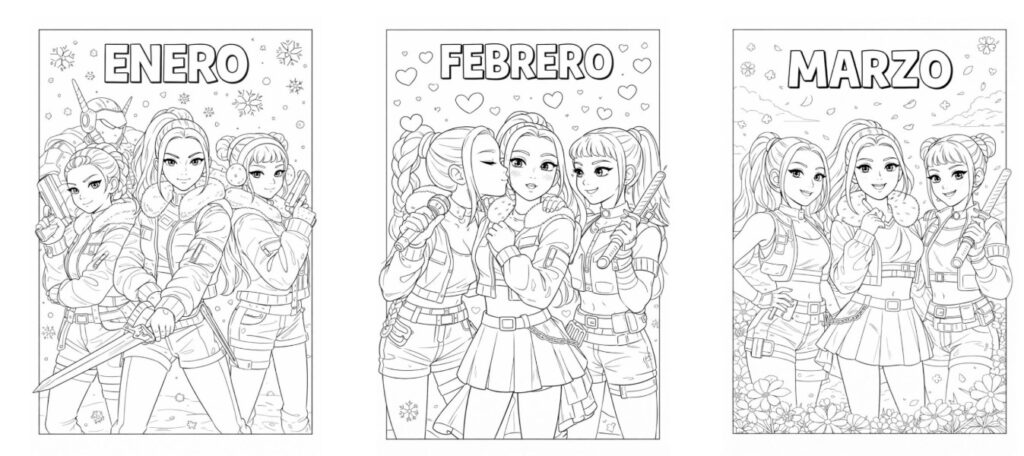 🎶 Guerreras del K-Pop: librito para colorear los meses del año Este material está pensado para trabajar los meses del año de una forma creativa, motivadora y muy visual. A [&hellip;]