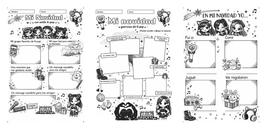 🎄 Guerreras K-POP: Así han sido mis Navidades Este material está pensado para Educación Infantil y Primaria, combinando la magia de la Navidad con el universo del K-POP, tan motivador [&hellip;]