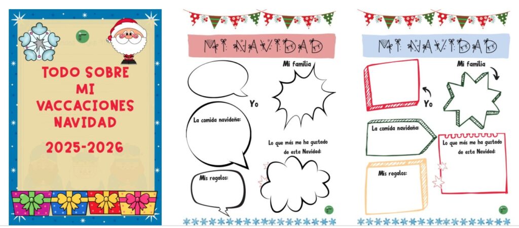 🎄 Todo sobre mis vacaciones de Navidad 2025-2026 Hoy compartimos un material perfecto para trabajar la expresión oral y escrita a la vuelta de las vacaciones de Navidad. Se trata [&hellip;]