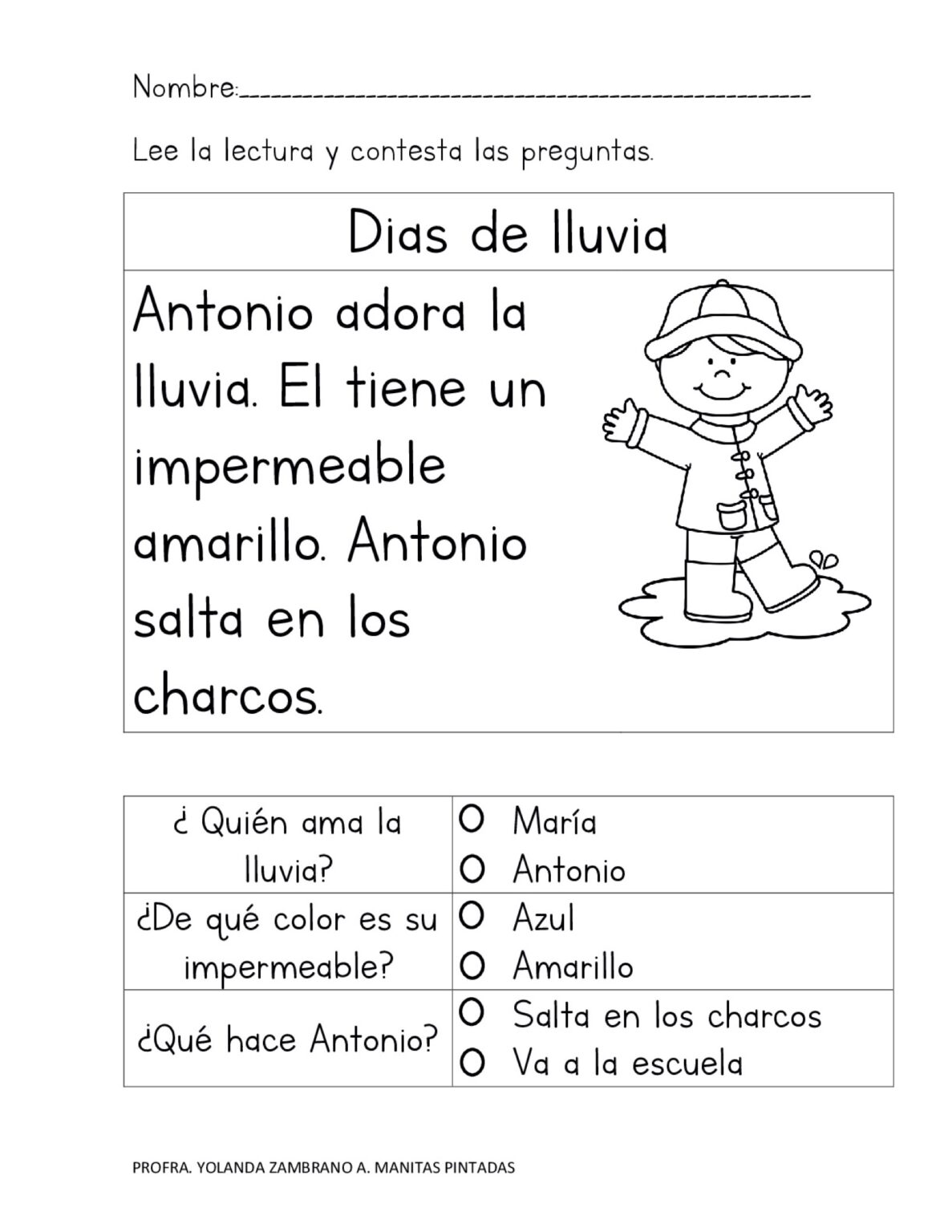 60 textos sencillos de comprensión lectora - Orientacion Andujar