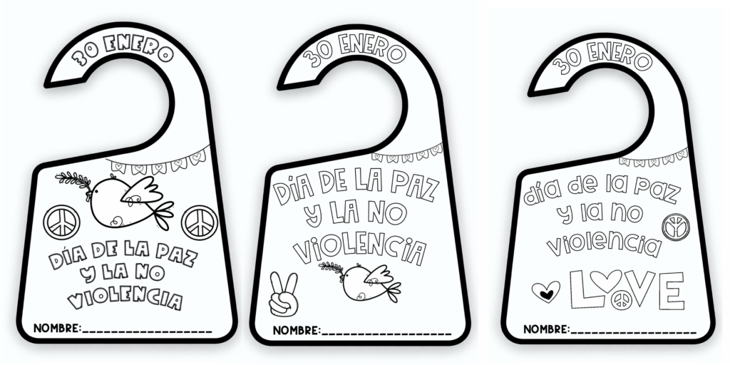 🕊️ Actividad Infantil: Paz – Coloreamos colgadores para las puertas Con motivo del Día Escolar de la Paz y la No Violencia, compartimos una actividad pensada especialmente para Educación Infantil, [&hellip;]