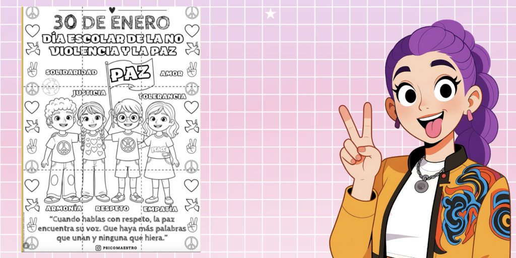 &nbsp; 🕊️ Mural colaborativo: 30 de enero, Día Escolar de la No Violencia y la Paz IntroducciónEste material está diseñado para trabajar en el aula el Día Escolar de la [&hellip;]