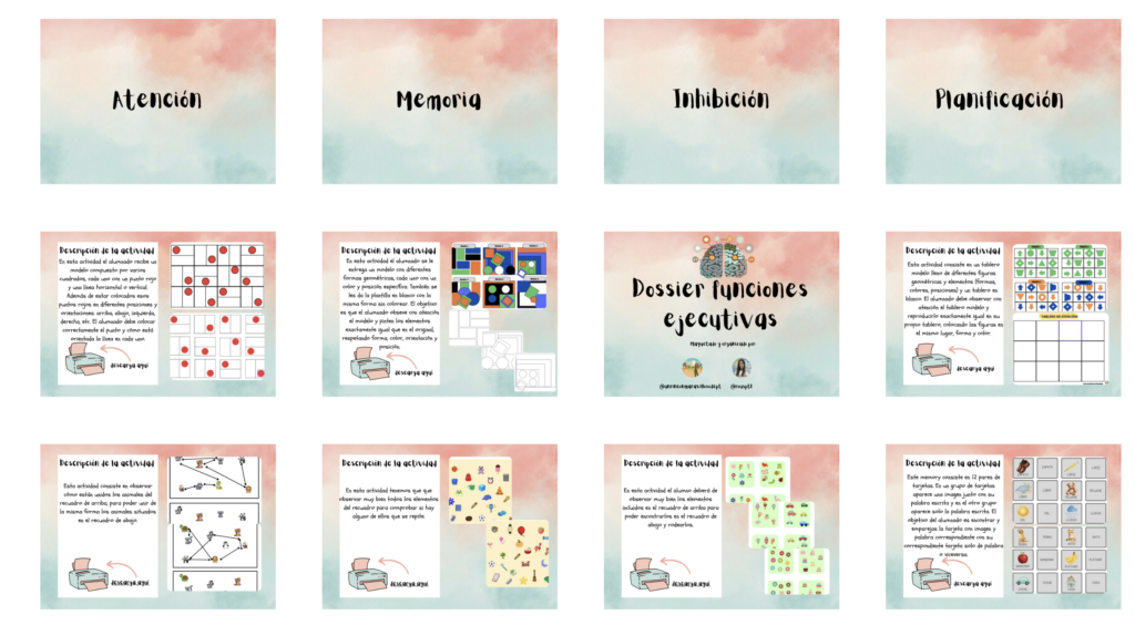 !!ÁBREME¡¡ Este completo dossier de funciones ejecutivas está diseñado para trabajar de forma práctica y motivadora habilidades clave como la atención, la memoria, el autocontrol y la flexibilidad cognitiva. A [&hellip;]